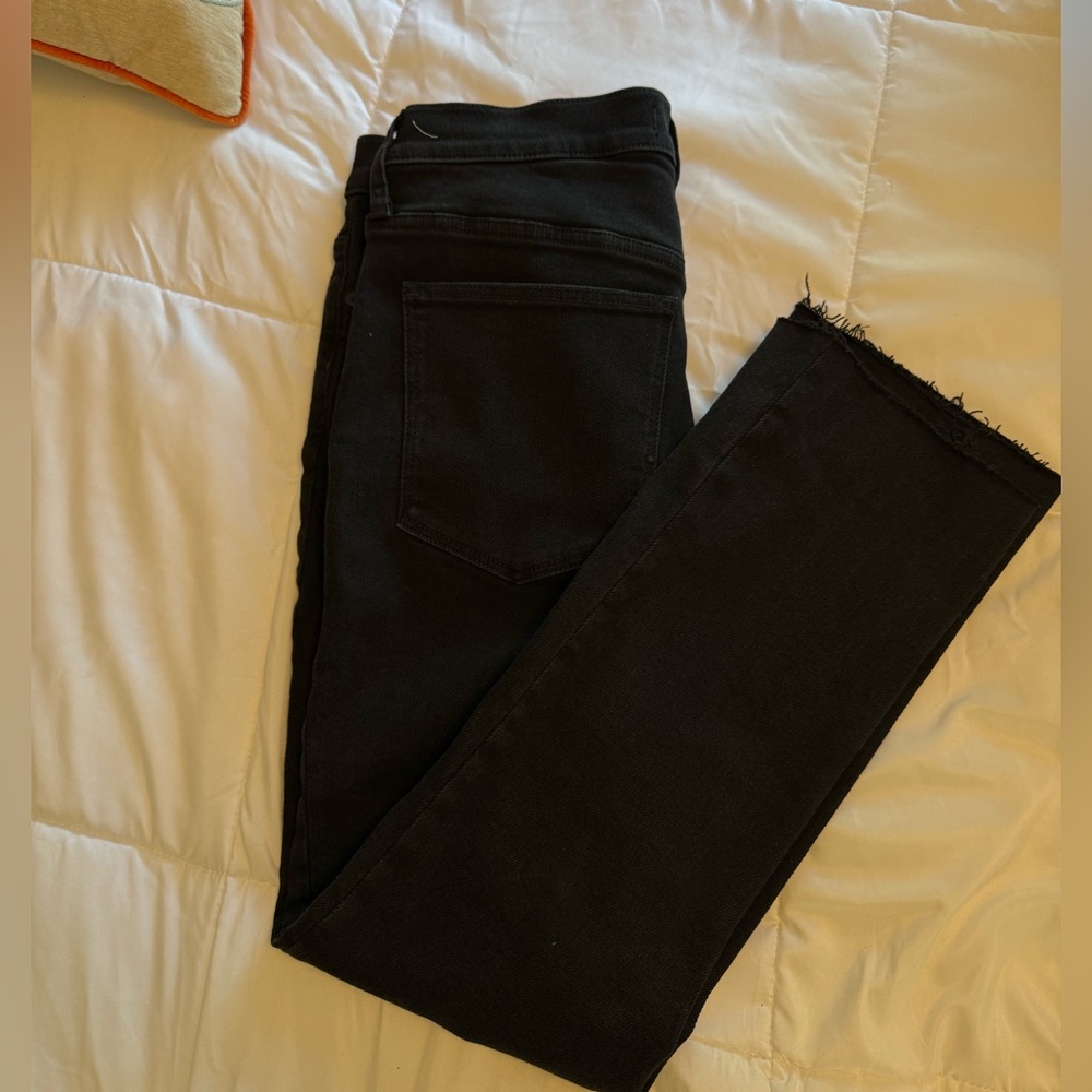 Madewell Curvy Cali Demi Boot Cut Denim Jeans Black Size 32 - Picture 4 of 6